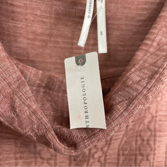 NWT Anthropologie Off The Shoulder Pullover Copper Tunic Top Balloon Sleeve XS - Picture 8 of 15